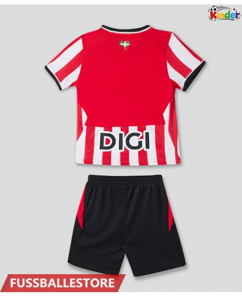 Günstige Athletic Bilbao Heimtrikotsatz Kinder 2026-27 Kurzarm (+ Kurze Hosen)